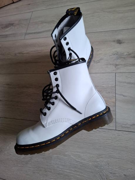 Topánky dr.martens,biele, 40, 40
