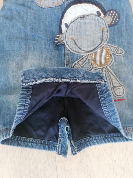 Krátke nohavice na traky, next,80