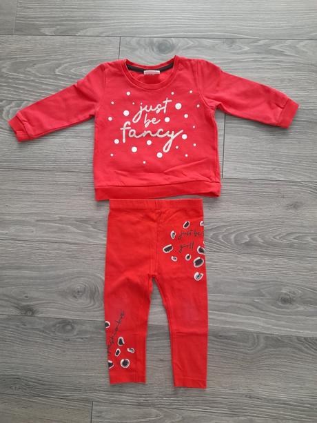 Červená súprava 9-12 m, pepco,80