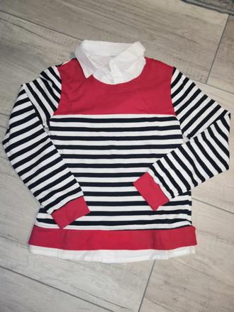 Pulóvre s košeľou, 128