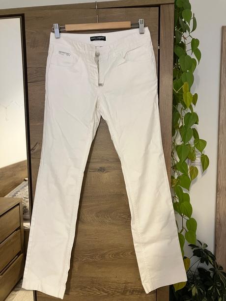 Biele rifle dolce a gabbana, xs