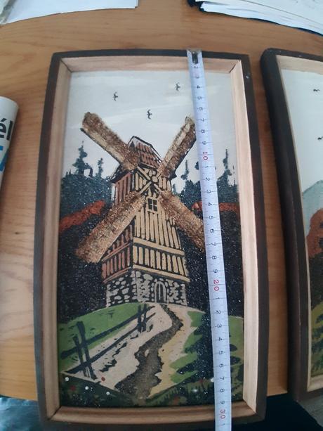 Trblietavý maľovaný obraz, 