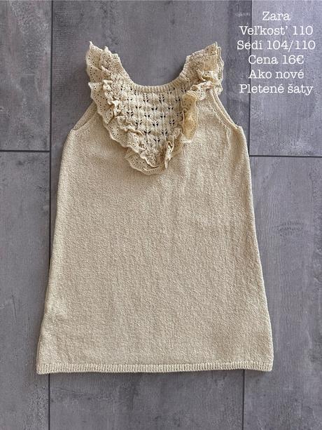 Pletené šaty zara, zara,110