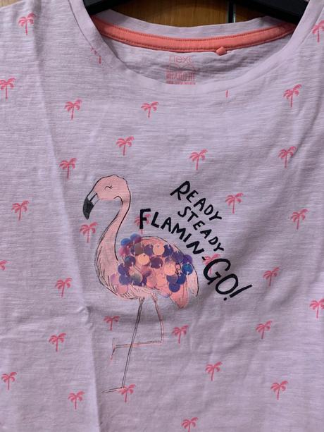 Tričko s plameniakom, next,152