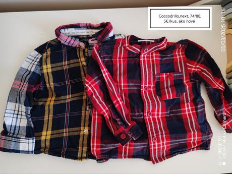 Detské oblečenie veľkosť 68,74,80, 68–80