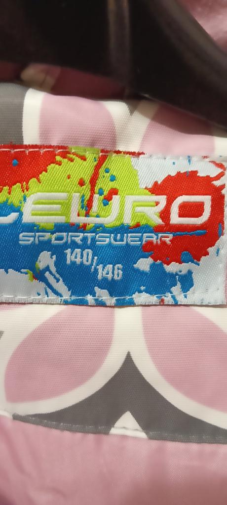 Farebná (ružová / sivá) vetrovka, lewro,140