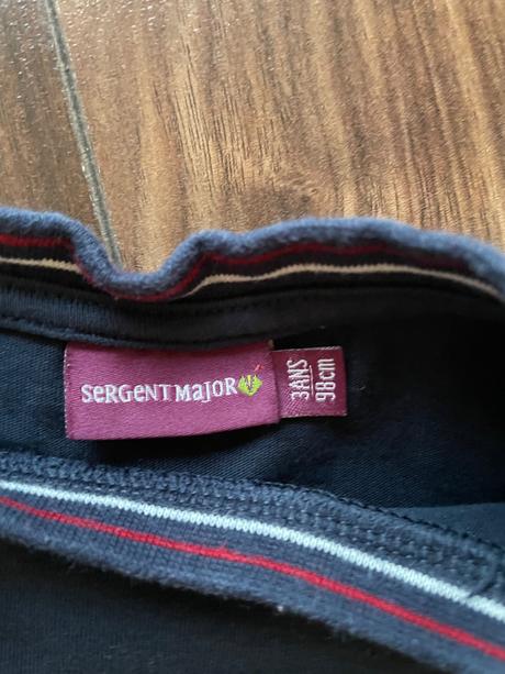 Tričko sergent major 98 cm, sergent major,98