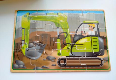 Drevené puzzle 4 v 1, 