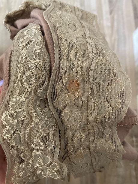 Elasticke letné tričko/tielko ramienka čipkované, m