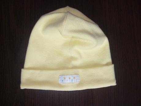 Prechodná čapička, vyrobené na slovensku, žltá, 68