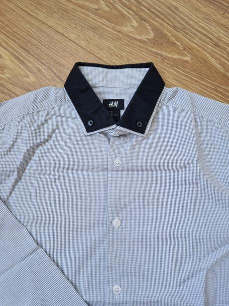 Pánska bavlnená košeľa h&m m, h&m,m