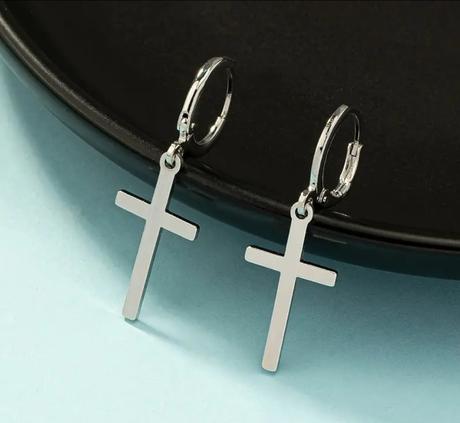 Náušnice krížik,