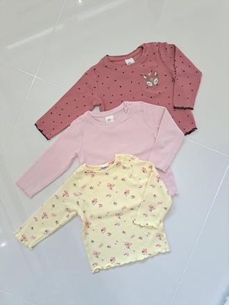 Tričká 2ks, h&m,74