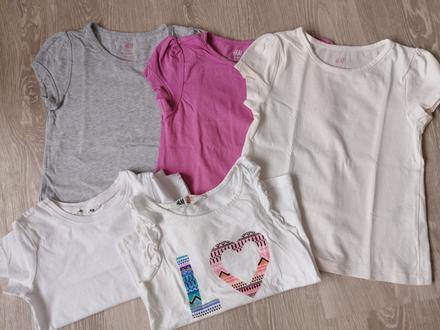 H&m tričká 98/104, h&m,98