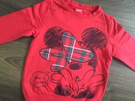 Mikinka minnie vianočná, disney,134