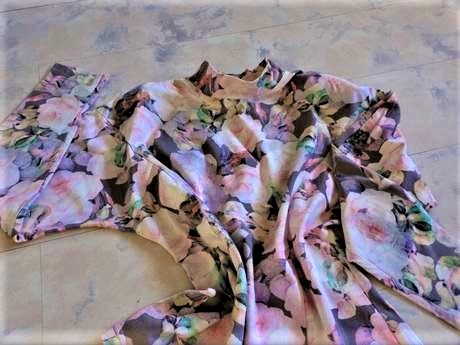 Kvetované princess tričko, l