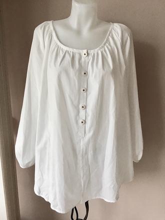 Krasna blúzka s rollup rukavmi/2x, 50