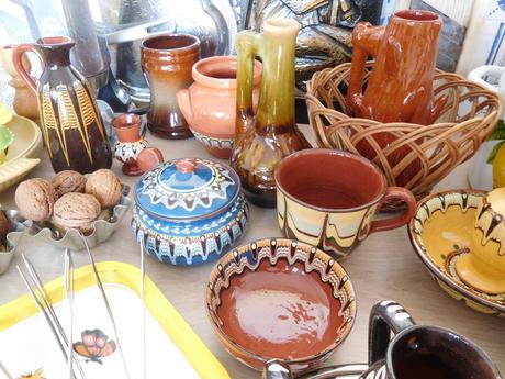 Smalt, keramika, prútené,mlynčeky,,