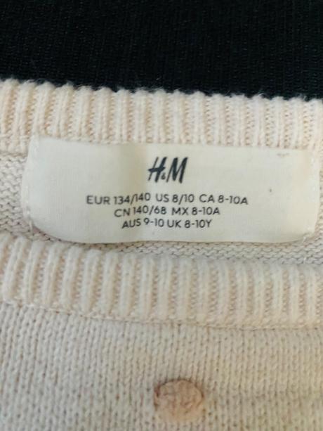 Dievčensky sveter, h&m,140