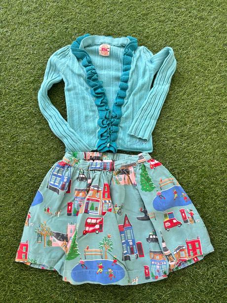 Komplet sukňa a svetrík - mini boden, mini boden,110