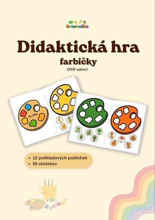 Farbičky - didaktická hra, 