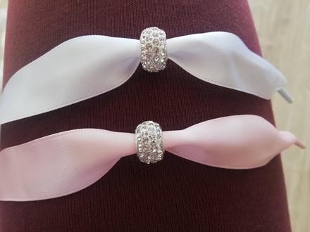 Saténové šnúrky do tenisiek - 2 farby a veľkosti, 