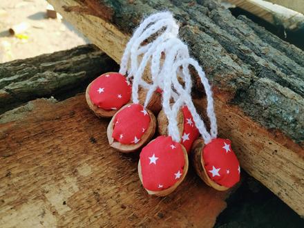 Vianočné oriešky "hviezdičky", 