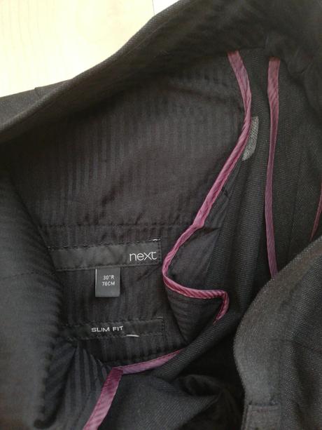 Elegantné nohavice next 30r (76cm)slimfit, next,176