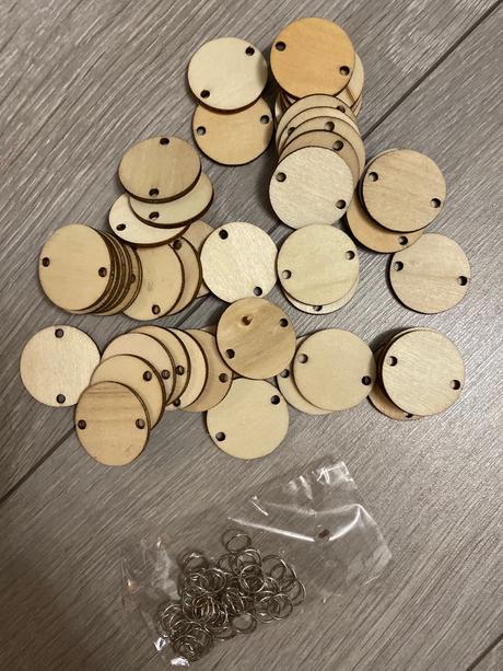 Krúžky 55 kusov na zavesenie na rodinný kalendar, 