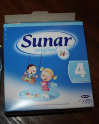 Umelé mlieko Sunar original 4 Umelé mlieko Sunar original 4