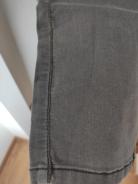 Rifle šedé elastické, takko,38