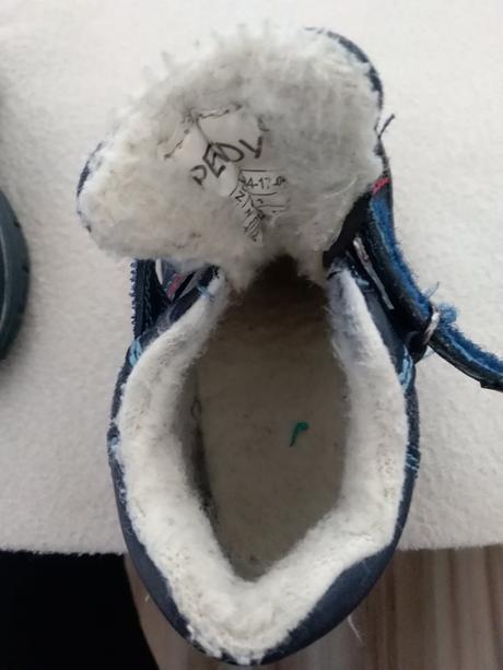 Oteplene topánočky, peddy,21