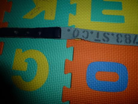 Opasok elastický modrý s číslami, 