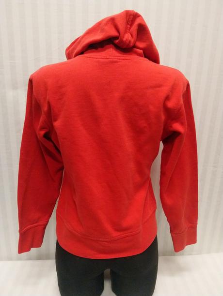 Dámska červená mikina s kapucňou, hanes, m