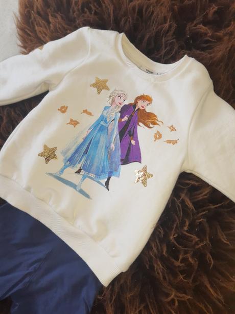 Súprava leginky a mikinka frozen, disney,98