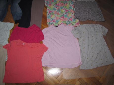 Balík prevažne letného oblečenia, xs