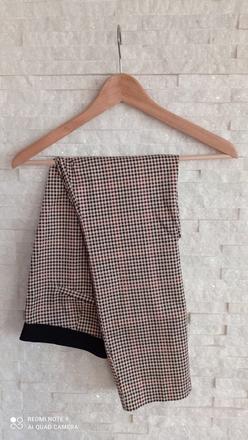 Nohavice karovane, h&m,38
