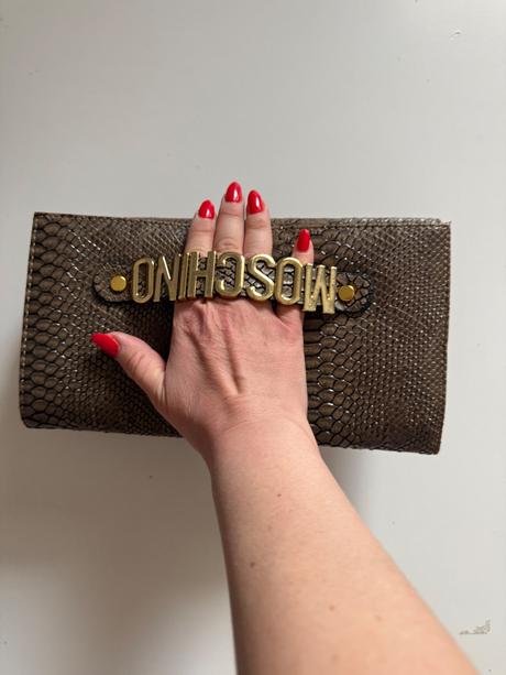 Listová kabelka na spôsob moschino, moschino