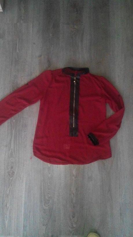 Bordová blúzka., m