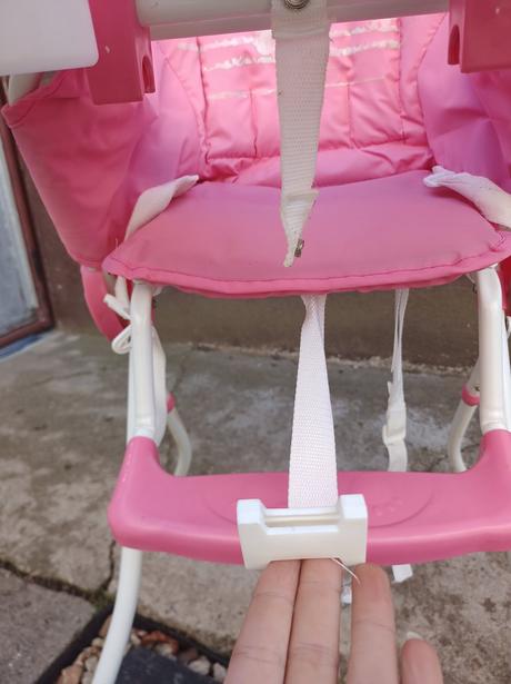 Jedálenská stolička lorelli candy pink, lorelli