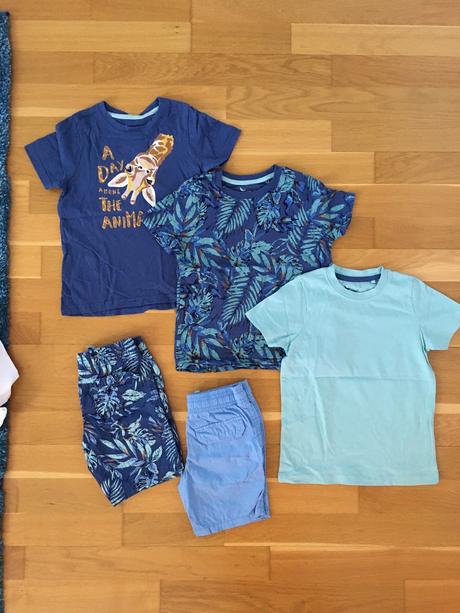 3 ks triciek a 2 ks sortiek, lupilu,104