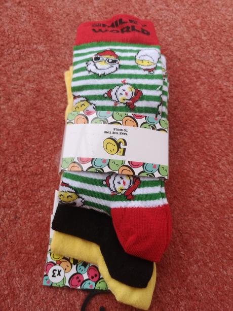 Smiley pánske ponožky 3 páry veľkosť 40-46, smile,40 / 42 / 44 / 46