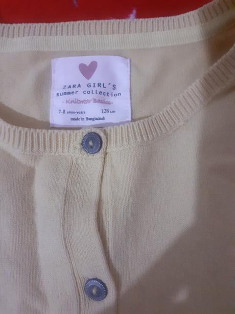 Žltý setrík na gomíky zara, zara,128