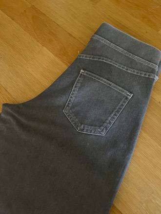 Elastické široké rifle, h&m,164
