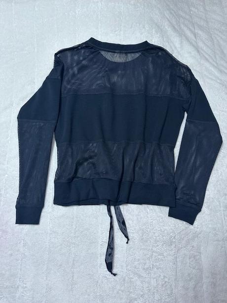 Tmavomodré tričko so sieťkou zn. dkny originál, dkny,m / s