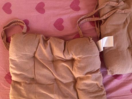 4x ružové podsedáky, 