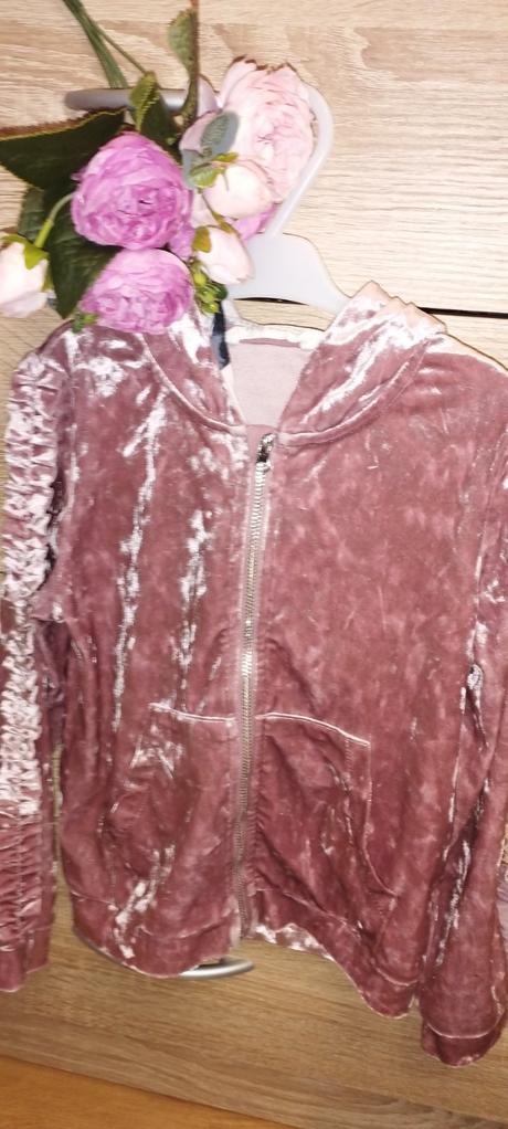 Zamatová mikina, h&m,116