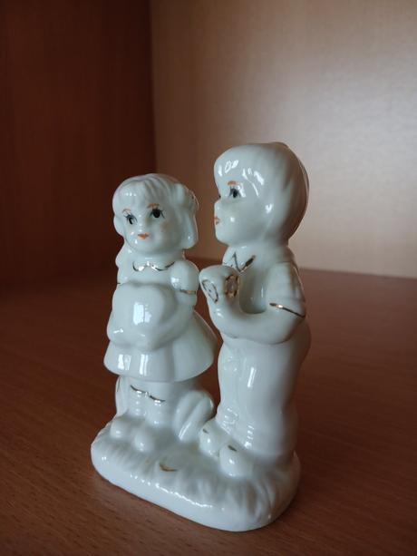 Keramická soška párik 10x7 cm,