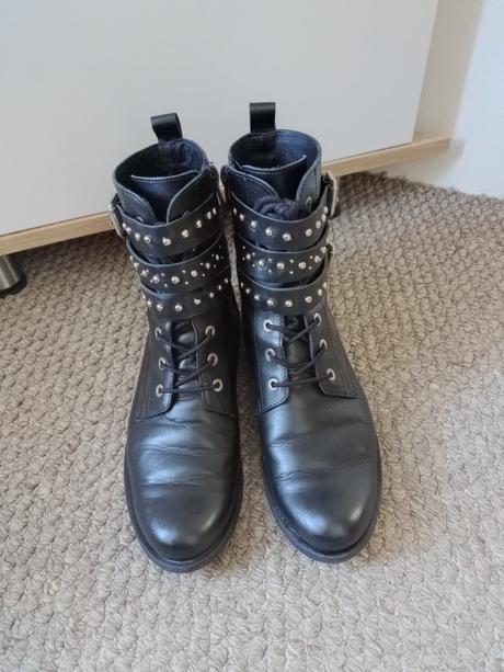 Prechodné kotníkové kožené topánky, wojas,38