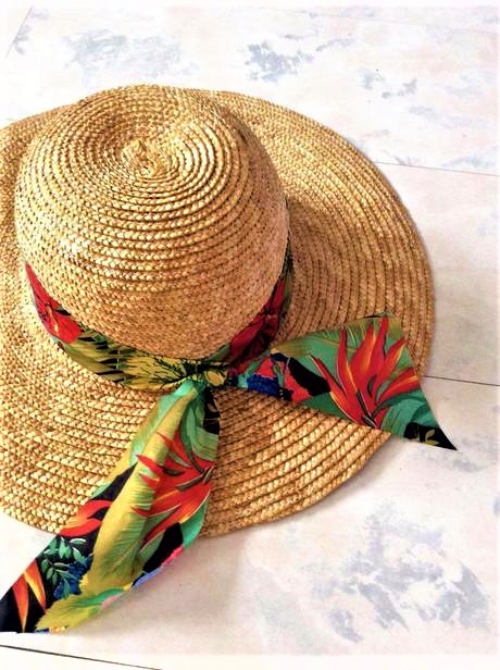 Luxusný slamený klobúk, l